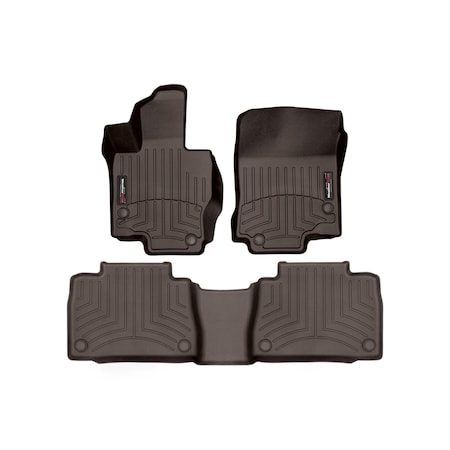 Weathertech Cocoa, Front and Rear Floorliners 471533-1-4