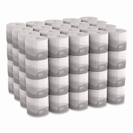 Georgia-Pacific Pacific Blue Basic Embossed Bathroom Tissue, Septic Safe, 2-Ply, White, 550 Sheets/Roll, 80PK 19885
