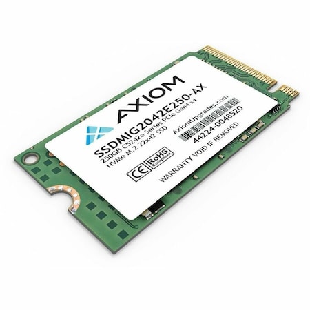 Axiom 250GB C5242E SERIES PCIE GEN4 X4 NVME M.2 22X42 SSD - 3D NAND SSDMIG2042E250-AX