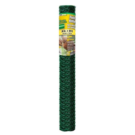 Midwest Airlines Midwest Air 308456B 36 in. x 50 ft. Green PVC Dipped Poultry Netting 721292