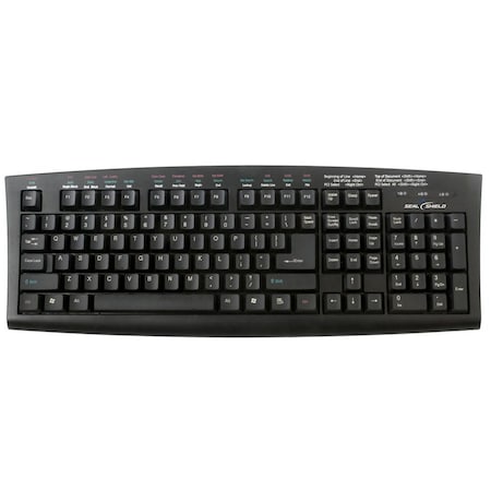Sealshield SILVER SEAL MEDITECH MAGIC WQUICK DISCONNECT ANTIMICROBIAL WASHABLE KEYBOARD FOR SSKSVMM107