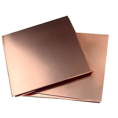 Southern Copper C10100 Oxygen Free Copper Sheet 0.032 in Thickness 6.0 in Width 12 in Length C10100PLT32-6-12