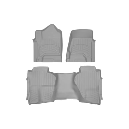 Weathertech Grey, Front and Rear FloorLiner HP 466071IM-465423IM