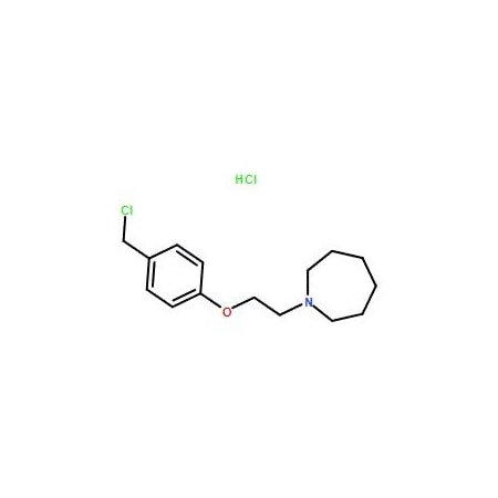 Ak Scientific 1-(2-(4-(Chloromethyl)phenoxy)ethyl)azepane hydrochloride (5g), CAS 223251-25-0 3002AH-5g