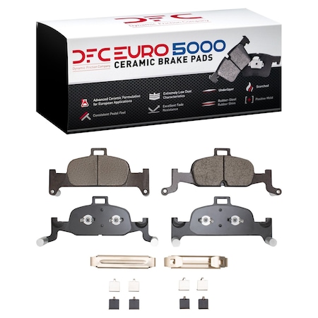 Dfc 5000 Euro Ceramic Disc Brake Pad Set,  1600-1897-01