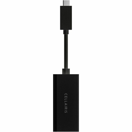 Cellairis Ethernet Adapter USB-C to Ethernet - 1 x USB 3.0 Type C - Male - Black 06-0080411
