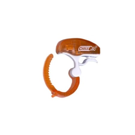 Cable Wholesale Cable Wrap, 1 in Max Bundle Dia., Orange, Polymer, Stainless Steel, 15 PK 30CA-13115