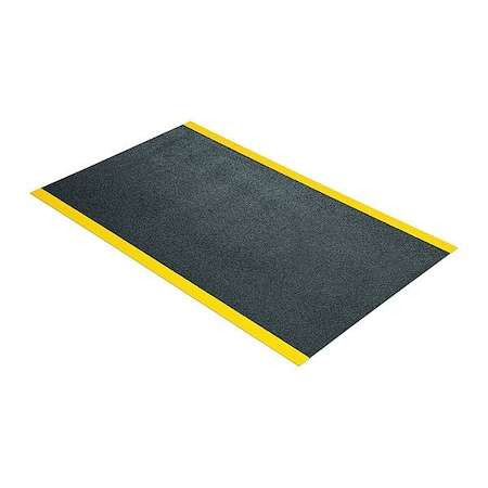 Pig Traction Mat Black, 3 ft W x 5 ft L, 3/16 in Thick FLM5001-GBY