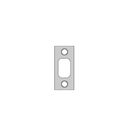 Kwikset Deadbolt Strike, Satin Nickel 85072-15
