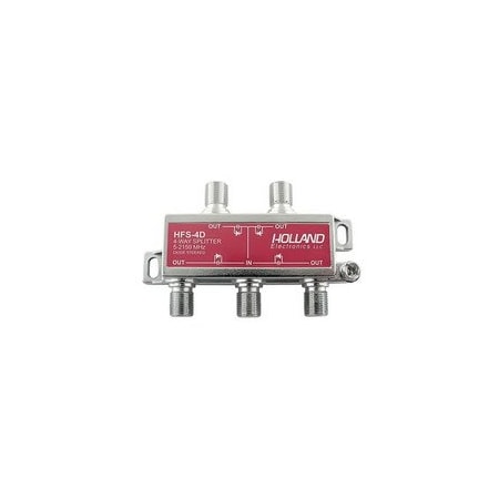 Cable Wholesale 2 Ghz Coaxial Cable Splitter, High Frequency Satellite/Broadband Splitter, 1 x F-Pin female 30X3-10004