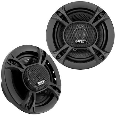 Pyle Pyle3-Way Universal Car Stereo Speakers - 300W, 6.5 in Triaxial, Quick Replacement, PL613BK PL613BK