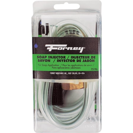 Forney Pressure Washer Detergent Injector with 48'' Hose 75196