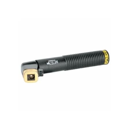 Best Welds Electrode Holder-Stub Type, 400 A, Brass, For 1/0 Cable, 5 mm Cap, 8.78 in L 900-40-B