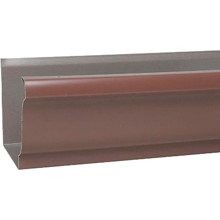 Spectra Metals 5''x10 ' K-Style Brown 0.027 Aluminum Gutter 5KHD10RTB