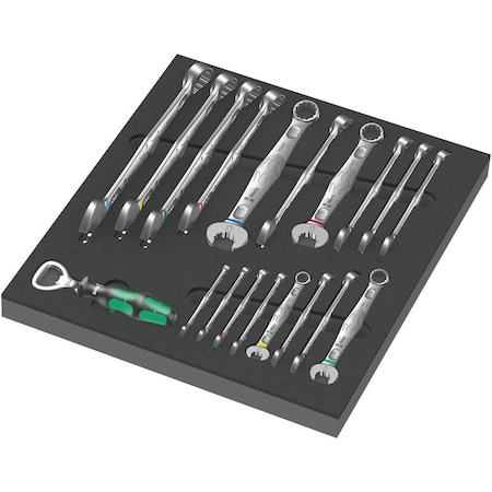 Wera 9731 Foam insert 6003 Joker set 1, 19 pieces 5150121001