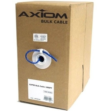 Axiom Cat5E Bulk Cable 1000Ft- Orange C5EBCS-O1000-AX