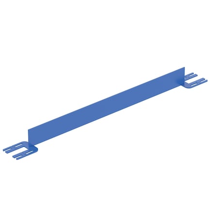 Vestil TOEBOARD FOR PIPE SAFETY RAILING 48 INCHES BLUE VDKR-4-TB-BL