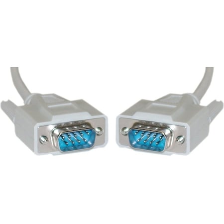 Cable Wholesale Serial Cable, DB9 Male, UL rated, 9 Conductor, 1:1, 25 foot 10D1-03125