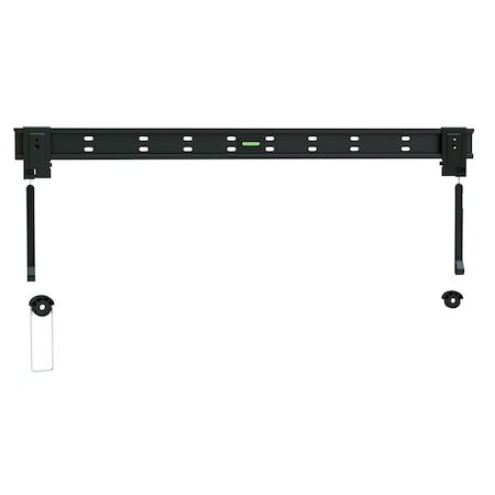 Tygerclaw Fixed Wall Mount for 37-70 in. Flat Panel TV, Black LCD3412BLK