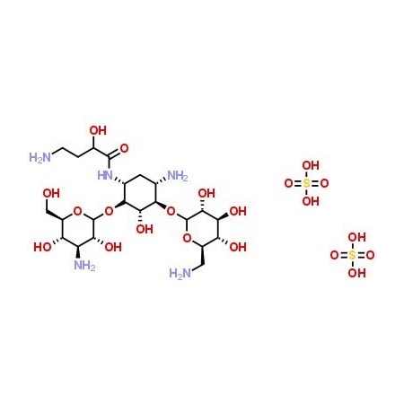 Ak Scientific Amikacin disulfate, >674ug/mg (100g), CAS 39831-55-5 E929-100g