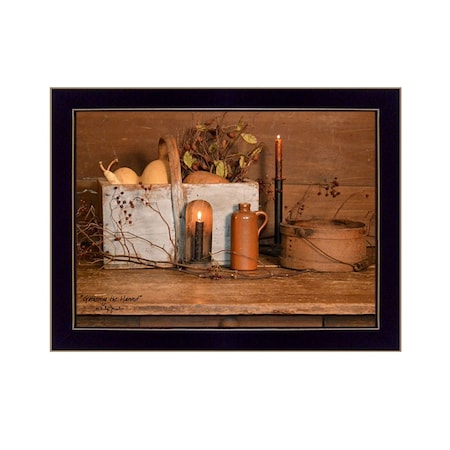 Homeroots Gathering The Harvest 1 Black Framed Print Kitchen Wall Art 416086