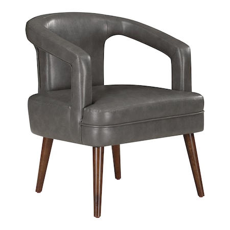 Osp Home Furnishings Mason Accent Reception Chair, Pewter MSN-PD26