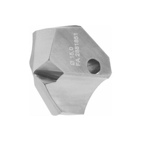 Garant HiPer-Drill Replaceable Tip Drill Insert, for Aluminum, Diameter: 12.5 mm 231630 12,5