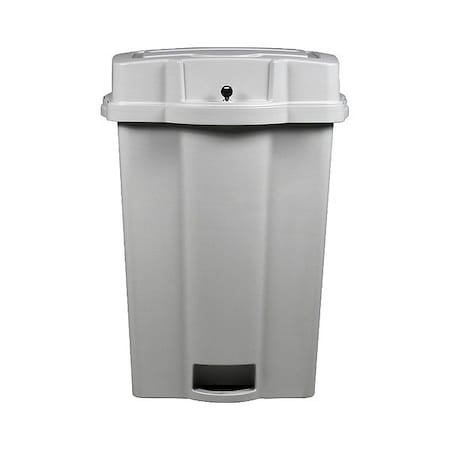 Hsm Lockable Shredder Bin, Plastic, Gray SHRED VANTAGE