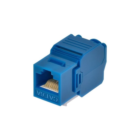 Monoprice Networking Keystone, RJ45, Blue, Shielded 15666