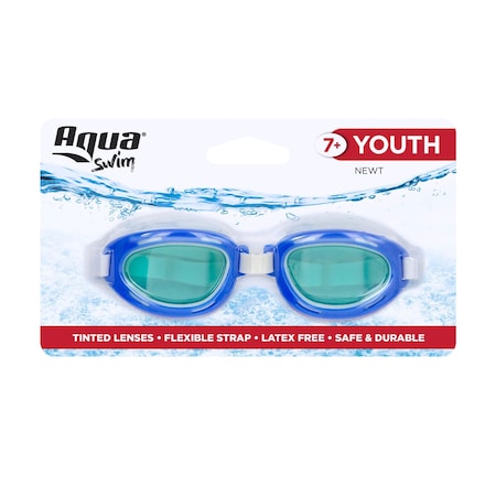 Aqua Leisure Aqua Swim Assorted Silicone Swim Goggles AQG16462A2