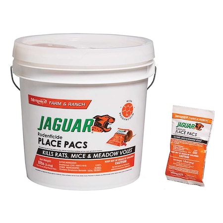 Motomco Jaguar Bait Chunx and Place Pacs Rodenticide 31473