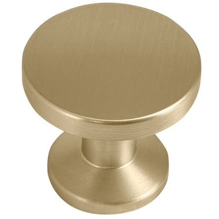 Laurey Knob, Princeton, Matte Brushed Brass 13204