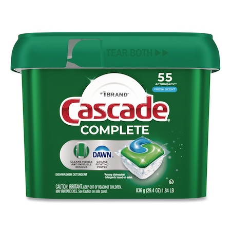 Cascade Complete ActionPacs, Fresh Scent, PK55 97720