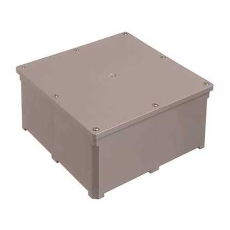 Carlon 12 in. x 12 in. x 4 in. Box Junction Gray E989UUN