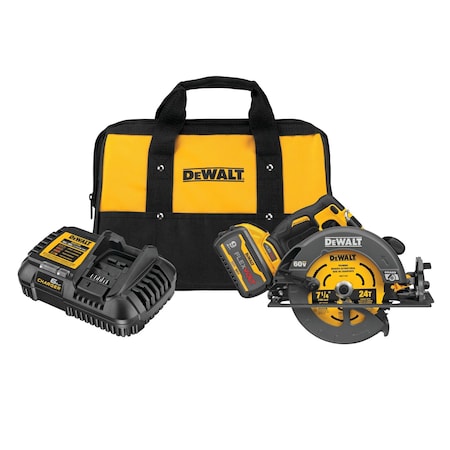 Dewalt FLEXVOLT Circular Saw + Charger & Bag 60V MAX DCS578X1