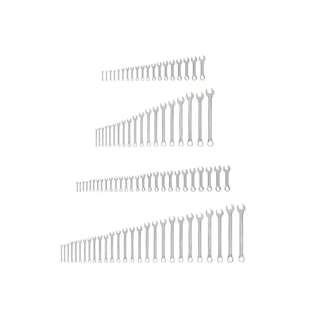 Tekton Stubby and Standard Length Combination Wrench Set, 92-Piece (1/4 - 1-1/4 in., 6 - 32 mm) WCB90914