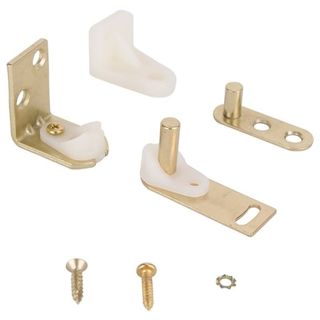 Prosource Gravity Pivot Hinge, Steel, Satin Brass LR-025-PS