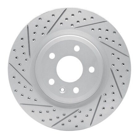 Dynamic Friction Co DFC Geoperformance Rotor - Drilled and Slotted 830-54094L