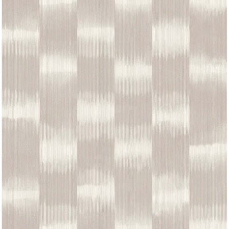 A-Street Prints Baldwin Taupe Shibori Stripe Wallpaper 4141-27117