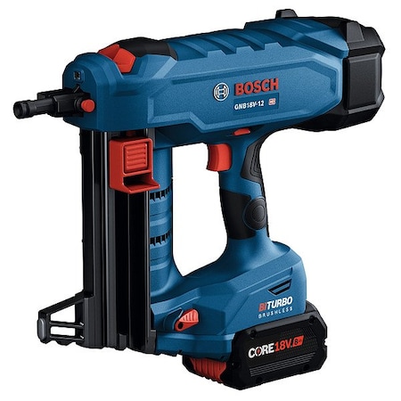 Bosch Nail Gun Kit, 16 ga, 18 V DC GNB18V-12K14