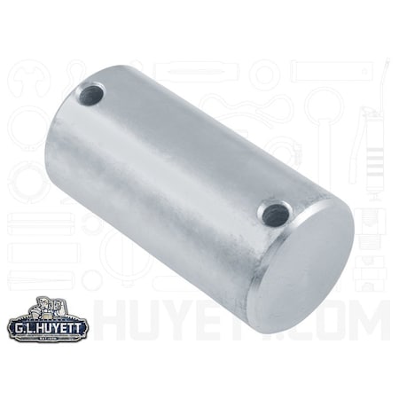 Huyett Drilled Headless Pin, Zn Plt Med Carbon Steel, 2 Dia x 3 Overall L x 2.25 Eff L x .25 Hole Dia HLP-2000-2250