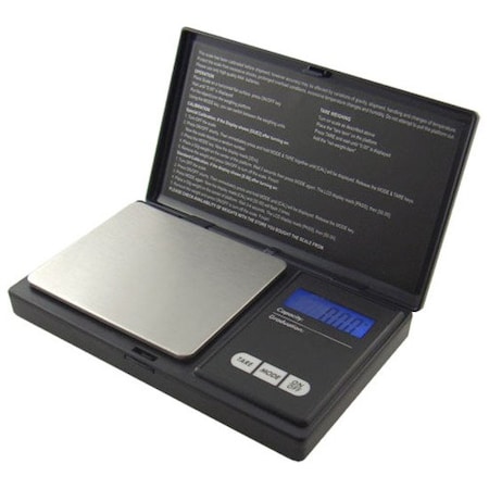 American Weigh Scales AWS-600-BLK Pocket Digital Personal Nutrition Scale - Black AWS-600-BLK