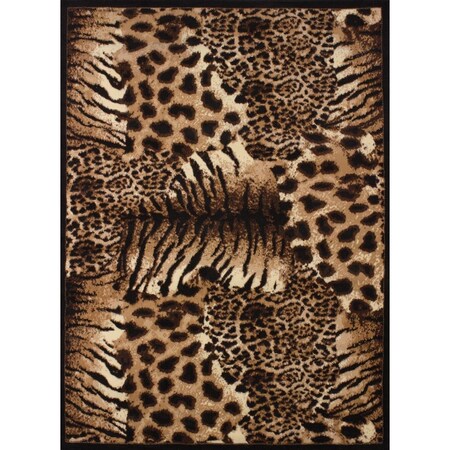 United Weavers 5 ft. 3 in. x 7 ft. 2 in. Legends Painted Skins Area Rug, Multicolor 910 05550 58