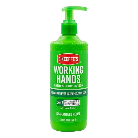 Okeeffes Hand and Body Lotion, 12 oz, Cream 115760