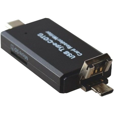 Sanoxy 3 in 1 Type C Micro USB & USB OTG Adapter SD/TF Card Reader SNX-HUB4