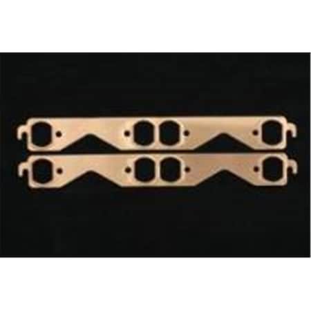 Sce Gaskets D Port Copper Exhaust Gaskets for Small Block Chevy SCE4311