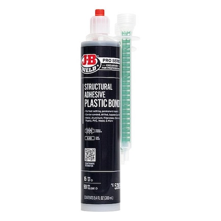 J-B Weld Epoxy Adhesive, 140 mL, Black 52039