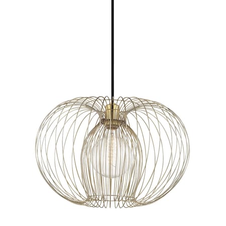 Mitzi Jasmine 1 Light Pendant 17 In. Polished Brass H181701L-PB