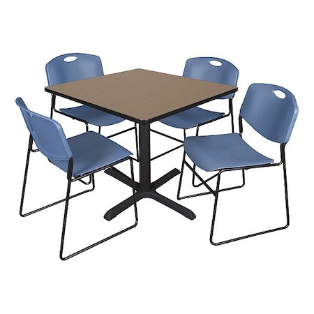 Cain Breakroom Table and Chair Set TB3636NO44BE