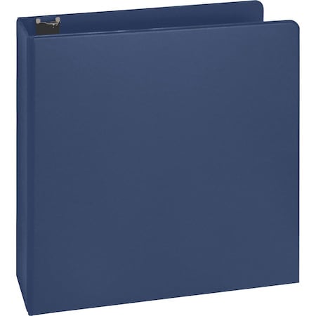 Business Source Basic Round Ring Binders, Dark Blue BSN16464